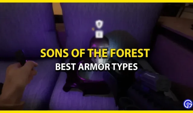 Alle typer rustninger i Sons of The Forest – (guld, ben, teknologi osv.)