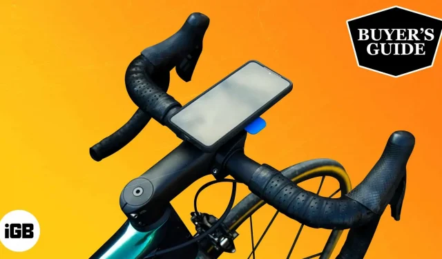 Labākie iPhone velosipēdu stiprinājumi katram braucējam 2022. gadā