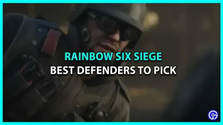 Best defenders in Rainbow Six Siege