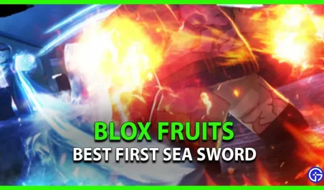 Что такое лучший меч Blox Fruits First Sea?