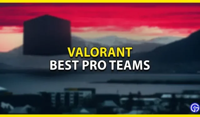 《Valorant》：2022 年最佳職業戰隊