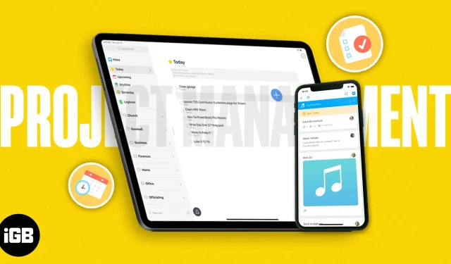 Beste Projektmanagement-Apps für iPad und iPhone im Jahr 2023