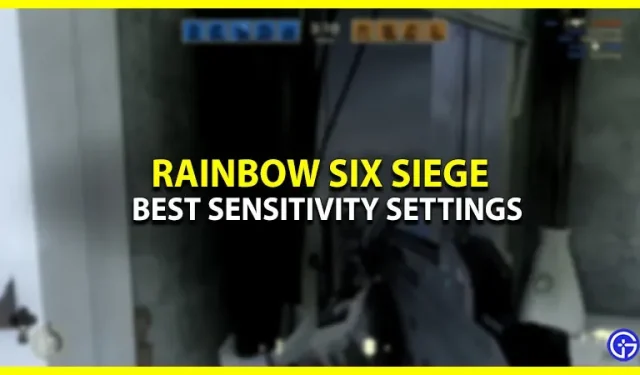 Bedste Rainbow Six Siege-følsomhedsindstillinger