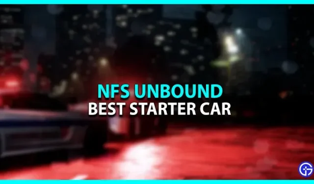 Need For Speed ​​Unbound: The Best Car For Beginners