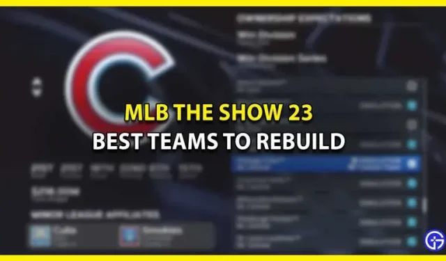 Meilleures équipes à récupérer dans MLB The Show 23 (mode franchise)