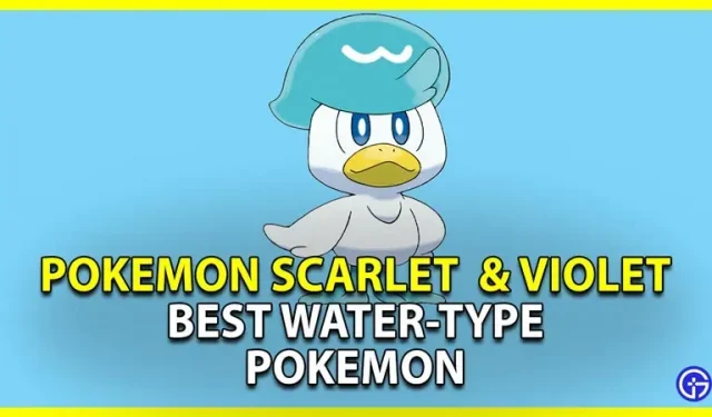 Pokemon Scarlet & Violet Water-Types: 10 parimat Pokemonit, mida kasutada