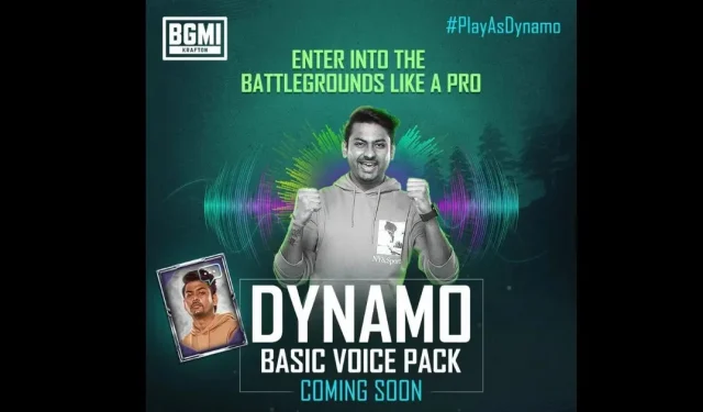 BGMI kündigt das bald im Spiel verfügbare neue Dynamo-Sprachpaket an