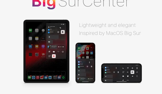 Le populaire tweak de jailbreak BigSurCenter, qui modifie l’esthétique du centre de contrôle sur les iPhones et iPads verrouillés, ajoute la prise en charge d’iOS 16.