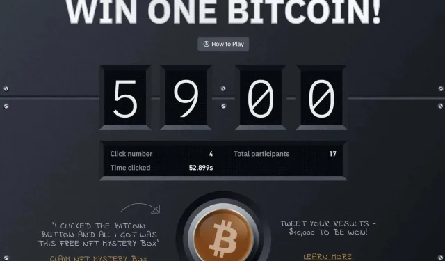 Mit Binance können Sie mit #BitcoinButton Bitcoin verdienen