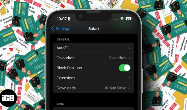 So deaktivieren Sie den Popup-Blocker auf iPhone, iPad und Mac