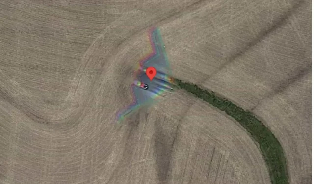 Un bombardier furtif repéré sur Google Maps
