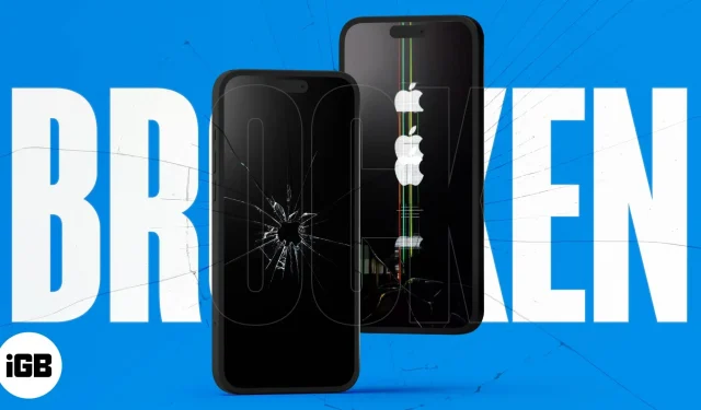 Download gebroken schermachtergrond voor iPhone in 2023 (gratis download)