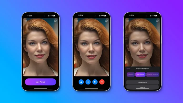 On your iPhone, you can use this app to video chat with an AI avatar powered by ChatGPT