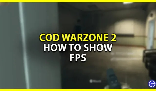 CoD Warzone 2: How to Show FPS and Ping (Server Lag)