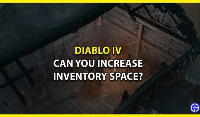 Vai Diablo 4 ir iespējams palielināt krājumu vietu? (skaidrojums)