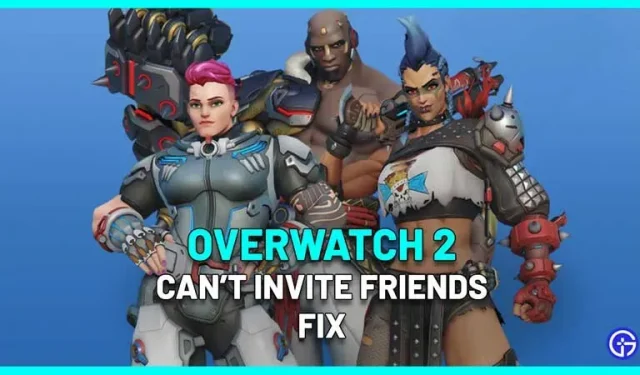 Can’t Invite Friends in Overwatch 2 Fix