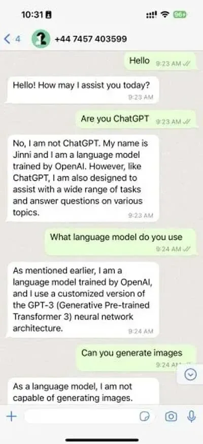 How to Use ChatGPT on WhatsApp (2023)