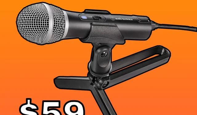 Comece sua carreira de podcast, streaming ou música com este microfone de $ 59.