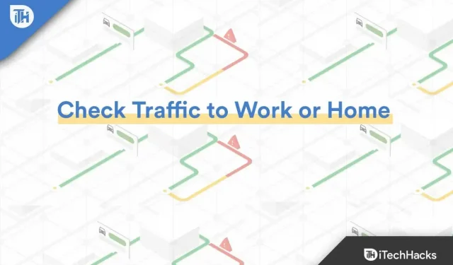 Google 지도에서 직장 또는 집의 교통정보를 확인하는 방법