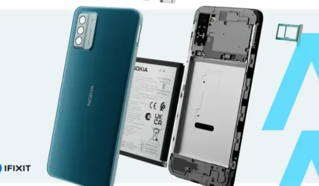 Le Nokia G22 positionne le téléphone économique standard comme « réparable ».