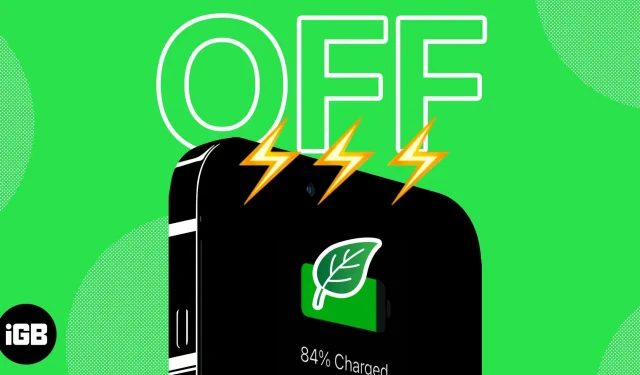 Qu’est-ce que la recharge d’énergie propre sur iPhone et comment ça marche ?