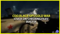 COD Black Ops Cold War juuttunut ”Tiedostojen tarkistus” -virheeseen (korjaa)