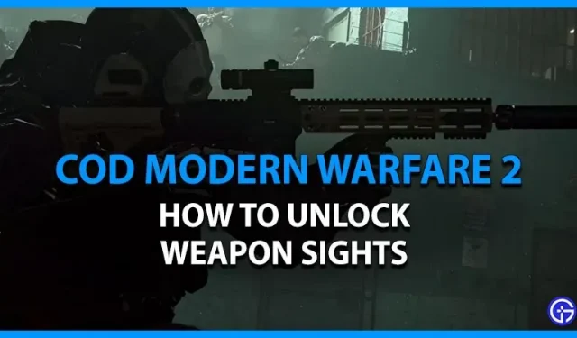 Call Of Duty Modern Warfare 2: Kuinka avata aseiden kiikaritähtäimet