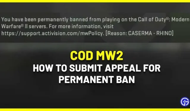 Call Of Duty Modern Warfare 2 forbudt uden grund – Sådan appelleres og rettes (2022)