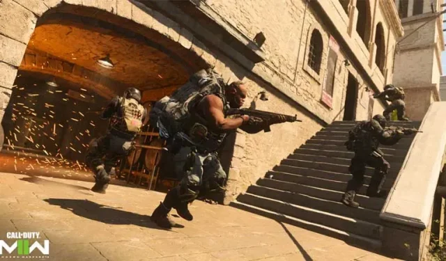 Pelitila Call Of Duty Modern Warfare 2: Knockout, Prisoner Rescue and Invasion -pelissä.
