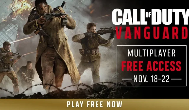 Le multijoueur de Call of Duty Vanguard devient gratuit le 18 novembre