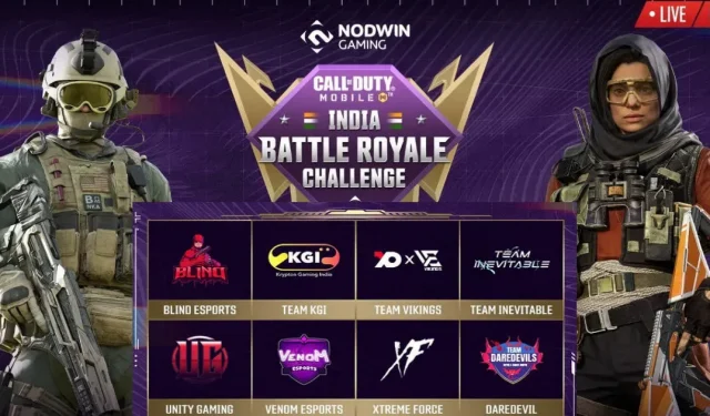 Call of Duty Mobile India Challenge BR Mode Qualifier 1 Out Out: Team Daredevil lidera a lista, Blind Esports em segundo lugar