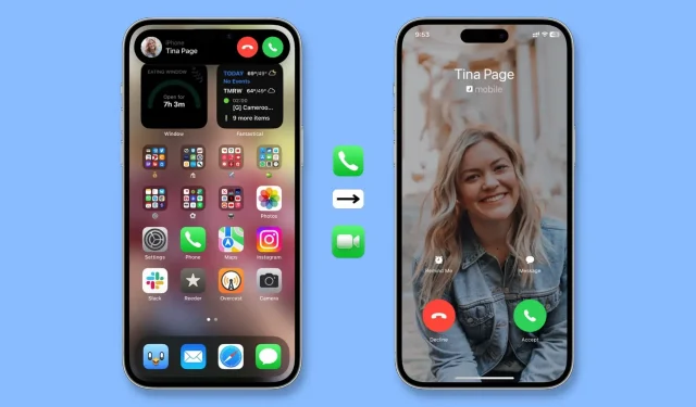 How to show a full screen call interface on your iPhone