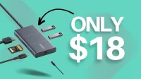 Šis itin patogus „Anker“ USB-C 6 viename šakotuvas dabar kainuoja tik 18 USD.