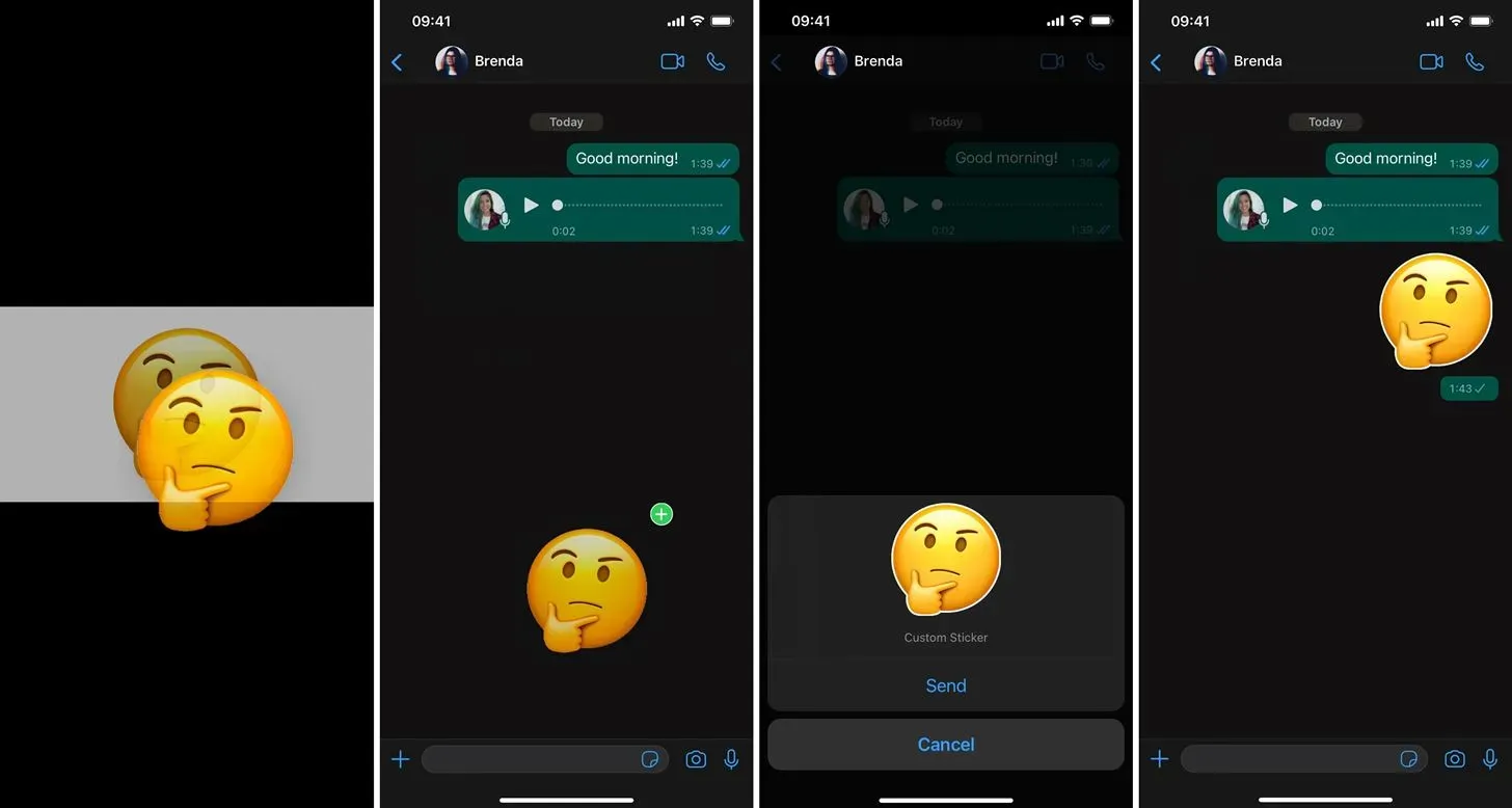 Cree pegatinas personalizadas de WhatsApp para sus chats desde casi cualquier imagen en su iPhone