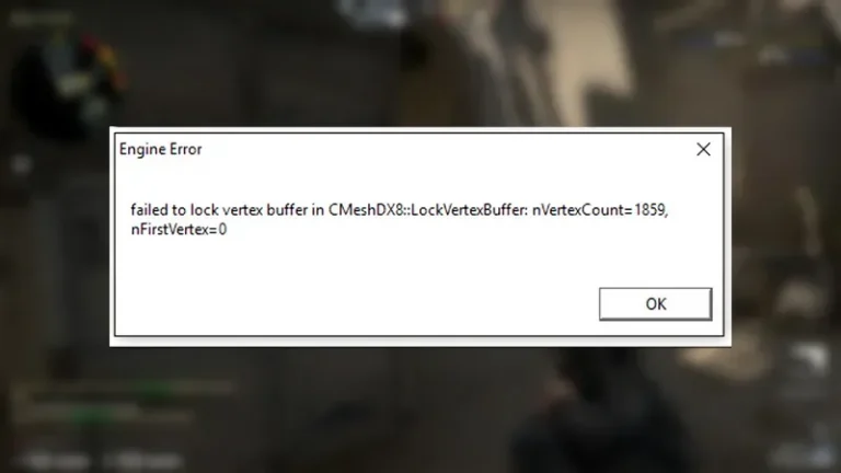 Failed to lock vertex buffer in CMeshDX8 Fixing LockVertexBuffer error in CSGO