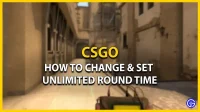 CSGO round timer: how to set unlimited round time