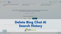 Comment supprimer l’historique de recherche AI ​​de Bing Talk