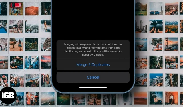 iOS 16 : Comment supprimer des photos en double sur iPhone et iPad