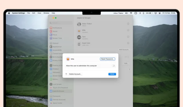 Cómo eliminar cuentas de usuario de tu Mac