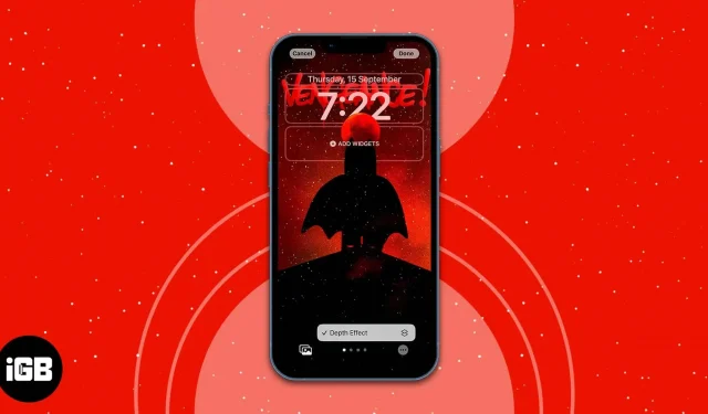 Depth effect not working on iOS 16 lock screen? 8 fixes