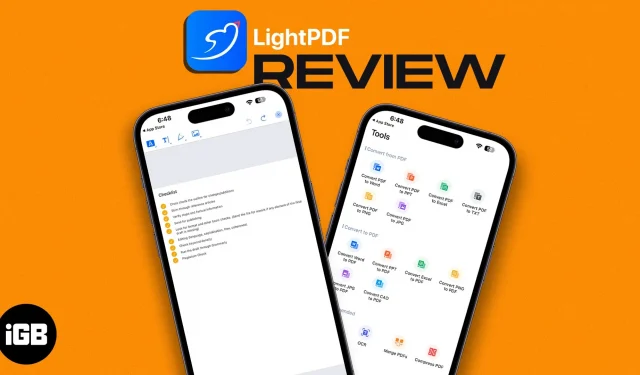 LightPDF: The most powerful tool for easily converting and editing PDF files.