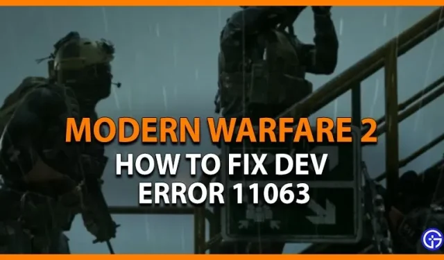 COD MW2 developers error 11063: how to fix