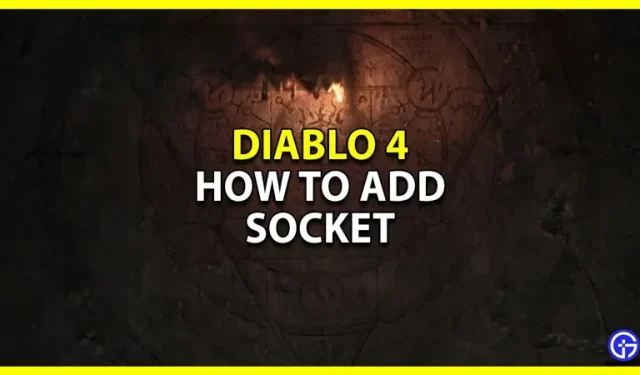 Diablo 4에서 장비에 소켓을 추가하는 방법