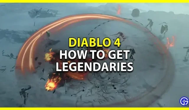 Come ottenere rapidamente oggetti leggendari in Diablo 4