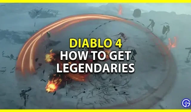 How to quickly get legendary items in Diablo 4