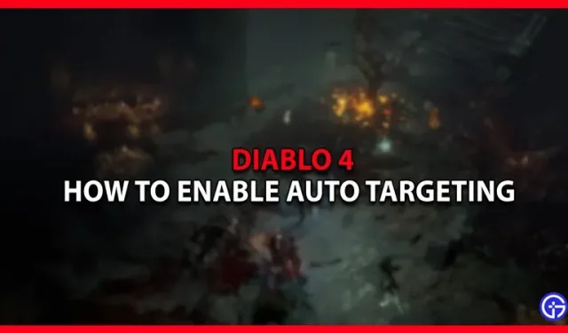 How to enable automatic targeting in Diablo 4