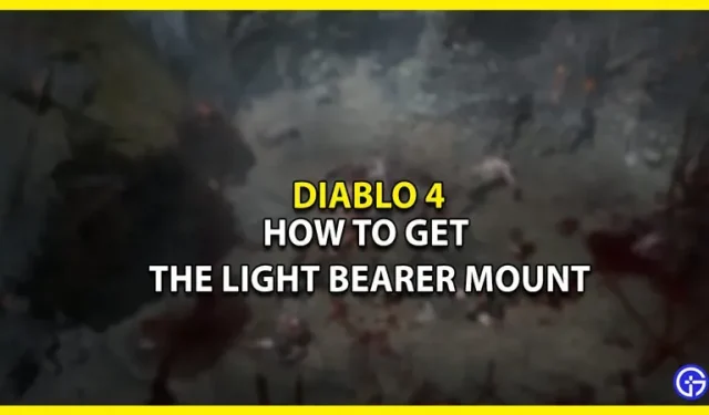 Diablo 4에서 Lightbearer 마운트를 얻는 방법