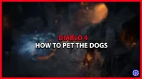 How to pet dogs in Diablo 4