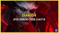 Explicación del código de error 316719 de Diablo 4 (reparación)