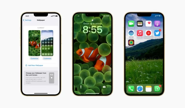 Como definir imagens diferentes como tela de bloqueio do iPhone e papel de parede da tela inicial no iOS 16